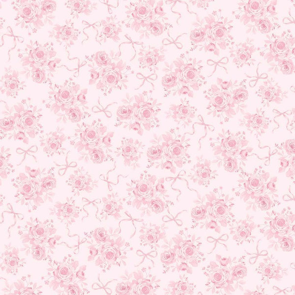 Timeless Treasures Tiny Dancer CD4332 Pink Tonal Rose Bouquets By The Yard