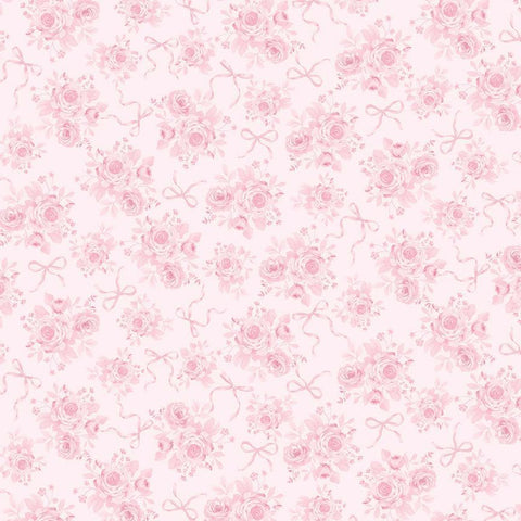 Timeless Treasures Tiny Dancer CD4332 Pink Tonal Rose Bouquets By The Yard