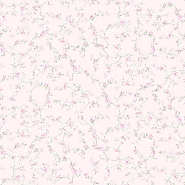 Timeless Treasures Tiny Dancer CD4336 Lemonade Rose Vines By The Yard