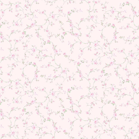 Timeless Treasures Tiny Dancer CD4336 Lemonade Rose Vines By The Yard