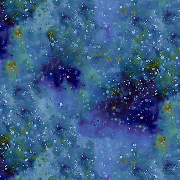 Timeless Treasures Lumiere CD4360 Cobalt Dotty Kiln Texture By The Yard