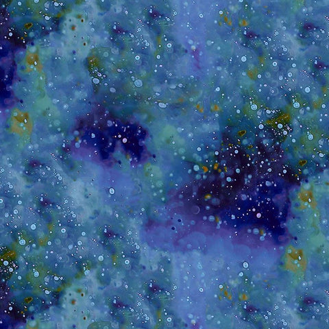Timeless Treasures Lumiere CD4360 Cobalt Dotty Kiln Texture By The Yard