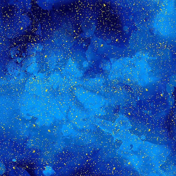 Timeless Treasures Endless Sky CM4394 Blue Sparkle Sky By The Yard