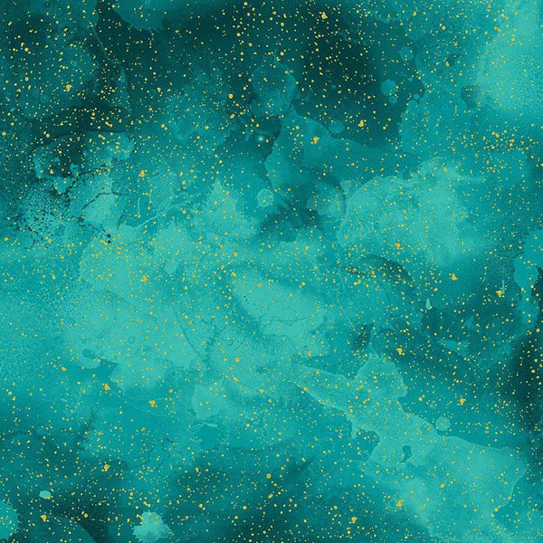 Timeless Treasures Endless Sky CM4394 Jade Sparkle Sky By The Yard