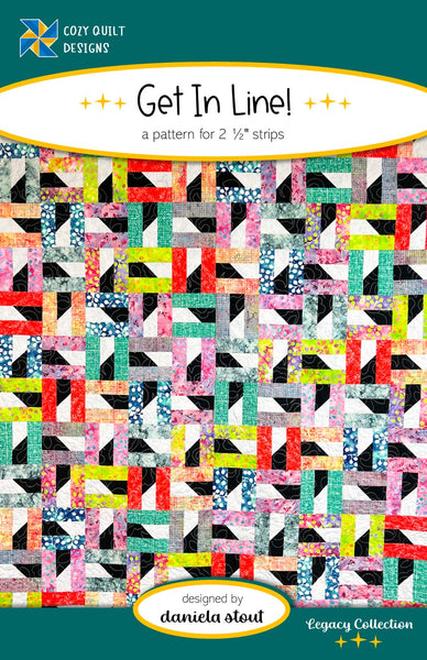 GET IN LINE! - Cozy Quilt Designs Pattern DIGITAL DOWNLOAD – Jordan Fabrics