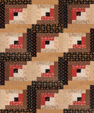 Andover Pre-Cut 12 Block Log Cabin Quilt Kit - Carolina -