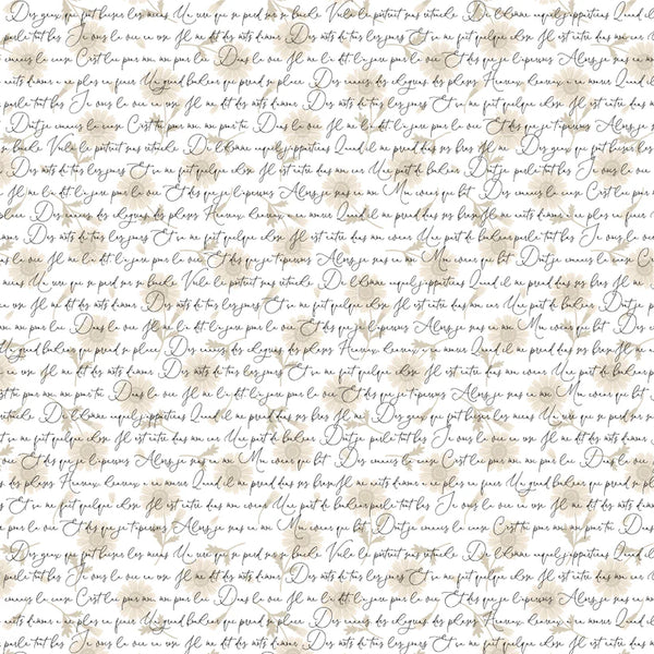 Poppie Cotton Stolen Moments SM25307 Chanter Blanc By The Yard