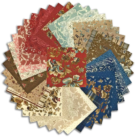 Moda Pre-Cut 42 Piece 5" Charm Squares - Lydia's Lace