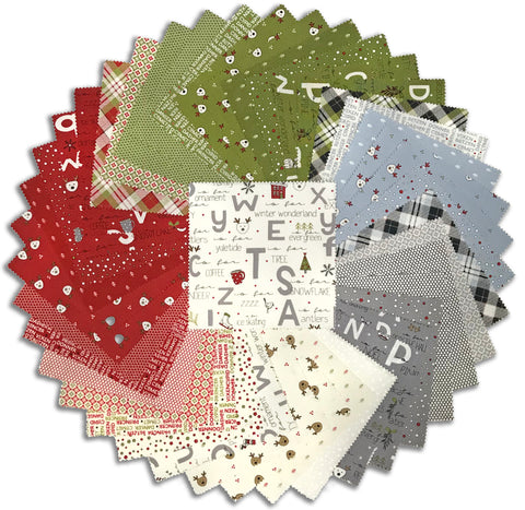 Moda Pre-Cut 42 Piece 5" Charm Squares - On Dasher