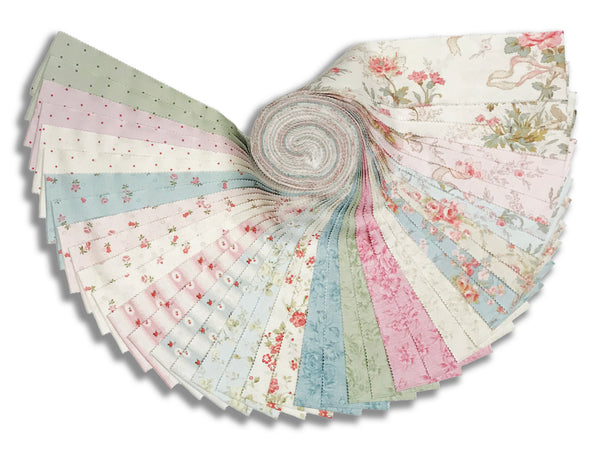 Clothworks Pre-Cut 2 1/2" Strip Set 40 Piece Strip Roll - ST0520 - Charlotte