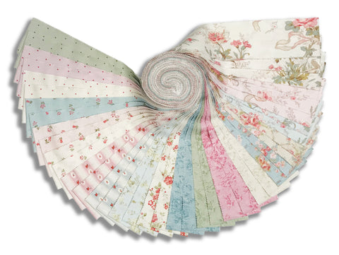 Clothworks Pre-Cut 2 1/2" Strip Set 40 Piece Strip Roll - ST0520 - Charlotte