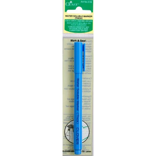 Clover Water Erasable Marker Thick - Art No. 516 Blue