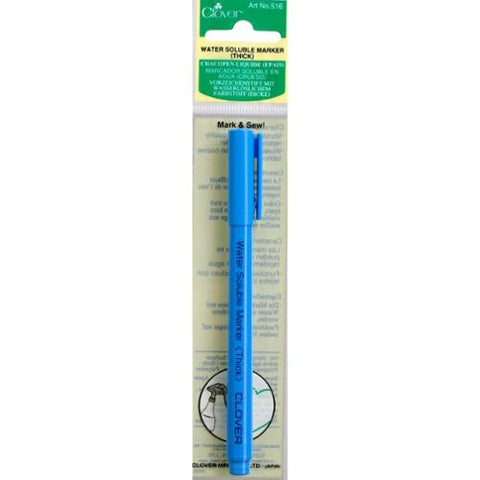 Clover Water Erasable Marker Thick - Art No. 516 Blue