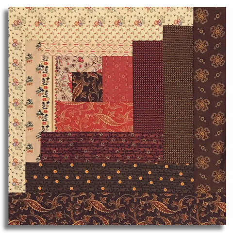 Andover Pre-Cut Curvy Log Cabin Quilt Kit - Bridgeport #1