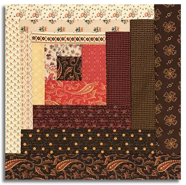 Andover Pre-Cut Curvy Log Cabin Quilt Kit - Bridgeport #3