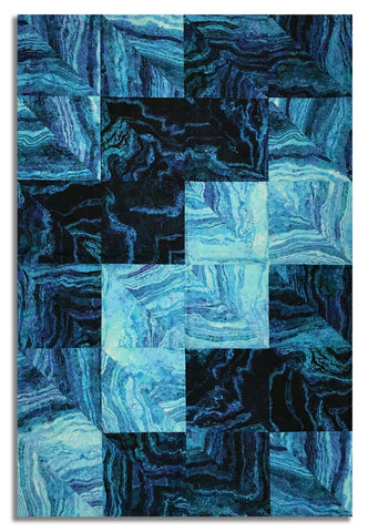 Cutting Corners Pre-Cut Quilt Kit - Northcott - Gradations Ombre Midnight
