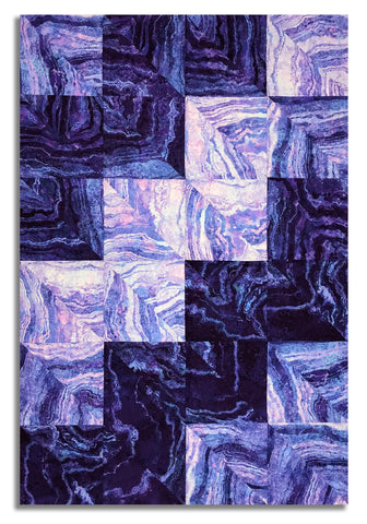 Cutting Corners Pre-Cut Quilt Kit - Northcott - Gradations Ombre Twilight