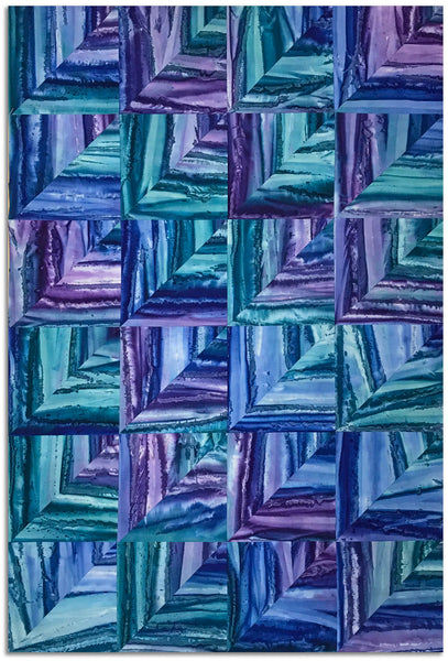 Cutting Corners Pre-Cut Quilt Kit - Benartex - Horizon Caribbean