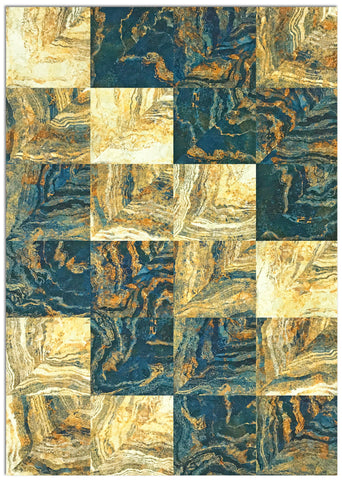 Cutting Corners 35 x 53" Fully Finished Sample Quilt - Copper