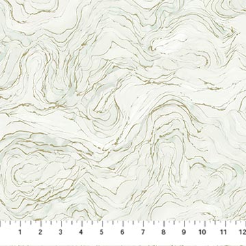 Northcott Midas Touch DM26835 71 Wave Texture Sage By The Yard