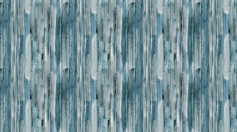 Northcott Digital - City Harbor DP27579 45 Med Blue Multi Stripe By The Yard