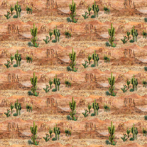 Northcott Digital - Sedona Spirit DP28246 34 Light Rust Landscape By The Yard