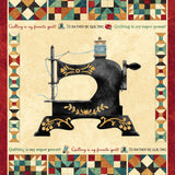 Northcott Digital Stonehenge Stitchin' DP28340 12 Beige Multi 24" Block PANEL By The PANEL (Not Strictly By The Yard)