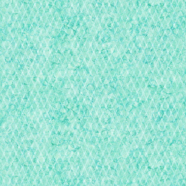 Northcott Digital Veranda DP28402 62 Turquoise Lattice By The Yard