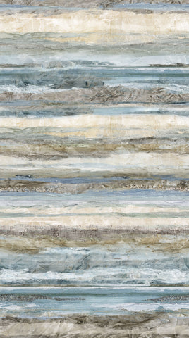 Northcott Digital - Running Free DP28588 42 Blue Multi Texture Ombre By The Yard