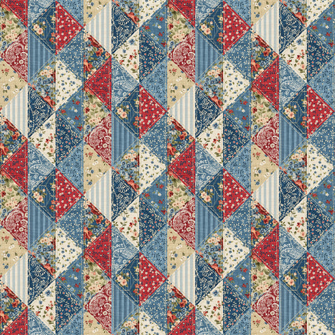 Northcott Farmhouse Sampler DP28602 11 Cream Multi Patchwork By The Yard