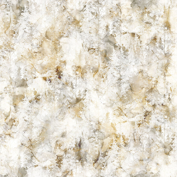 Northcott Digital - Misty Morning DP28650 10 White Multi Trees By The Yard