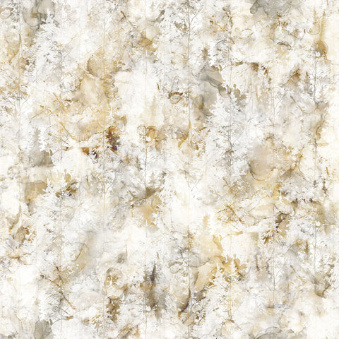 Northcott Digital - Misty Morning DP28650 10 White Multi Trees By The Yard