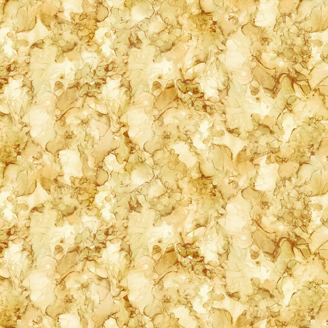 Northcott Digital - Misty Morning DP28653 52 Ochre Multi Texture By The Yard