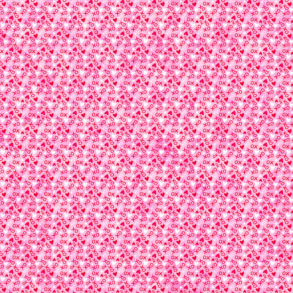 Northcott Forever Love DP28671 21 Light Pink X & O By The Yard
