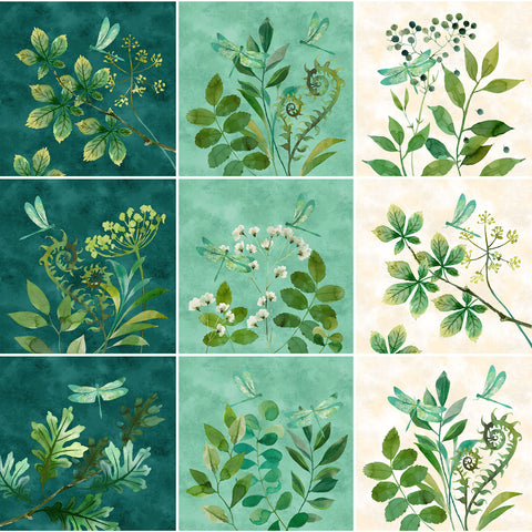 Northcott Luscious DP28750 11 Cream Multi Block 24" PANEL By The PANEL (Not Strictly By The Yard)