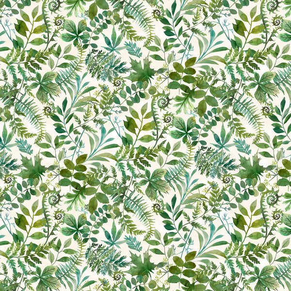 Northcott Luscious DP28751 11 Cream Multi Leaves By The Yard