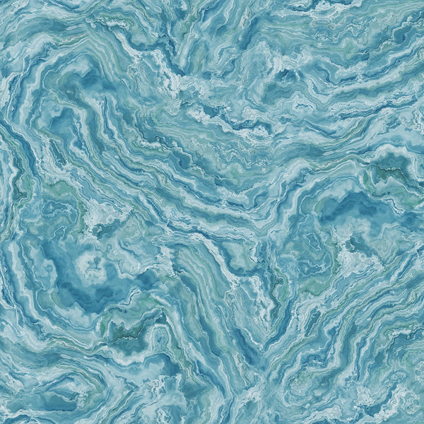 Northcott Smooth Sailing DP28912 44 Medium Blue Wave Texture By The Yard