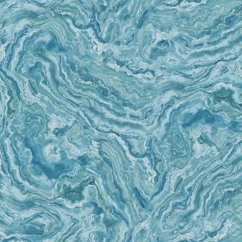 Northcott Smooth Sailing DP28912 44 Medium Blue Wave Texture By The Yard