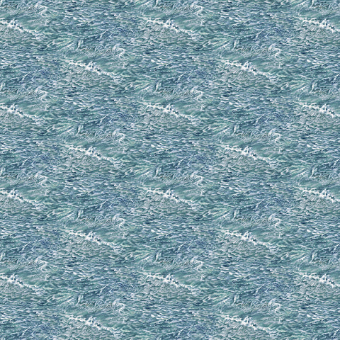 Northcott Naturescapes Voyage DP29118 44 Blue Multi Waves By The Yard