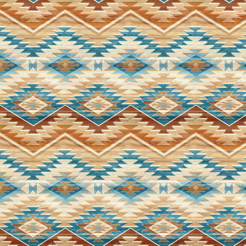 Northcott Stonehenge Canyon DP29142 34 Clay Multi Navaho Stripe By The Yard