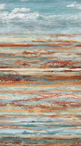Northcott Stonehenge Canyon DP29143 44 Blue Multi Ombre With Cloud By The Yard