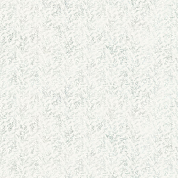Northcott Altitude DP29158 10 Off White/Blue Pine Branches By The Yard