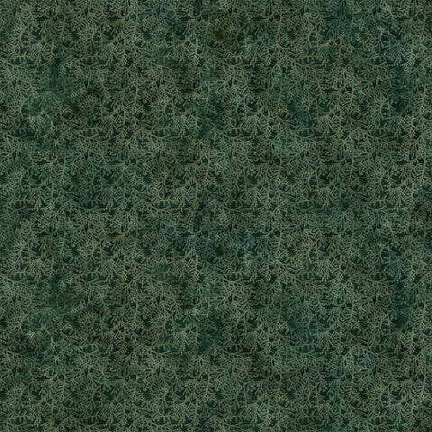 Northcott Altitude DP29159 79 Dark Green Cedar Sprigs By The Yard