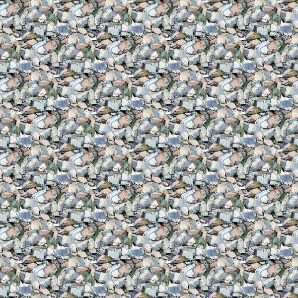 Northcott Canoe Lake DP29234 94 Gray Multi Rocks By The Yard