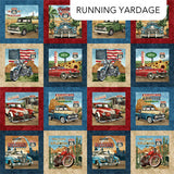 Northcott Historic Route 66 DP29240 48 Navy Multi Blocks By The Yard