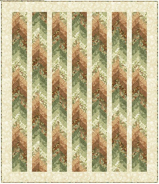 Northcott - Stonehenge Organics DQ3693 Chevrons Digital Shop Sample 38" x 49"