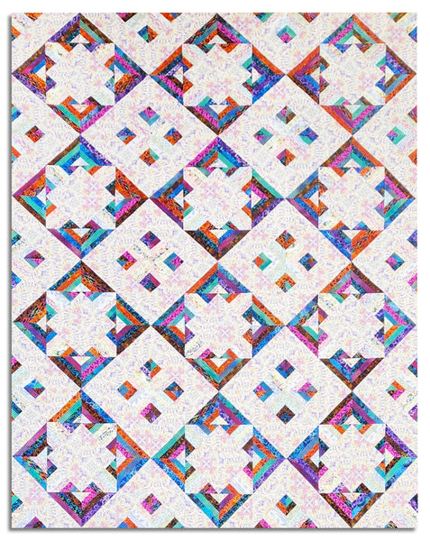 Diamonds Squared! VIDEO BUNDLE Quilt Kit - Includes In The Beginning Pre-cuts