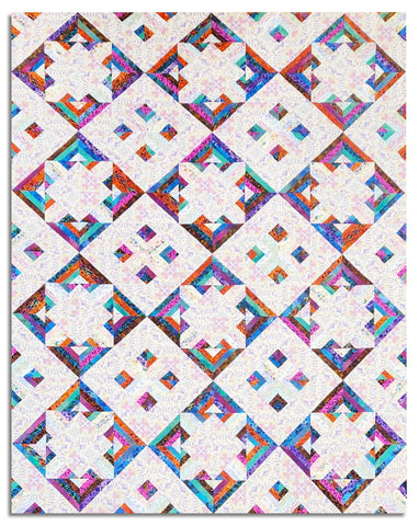 Diamonds Squared! VIDEO BUNDLE Quilt Kit - Includes In The Beginning Pre-cuts