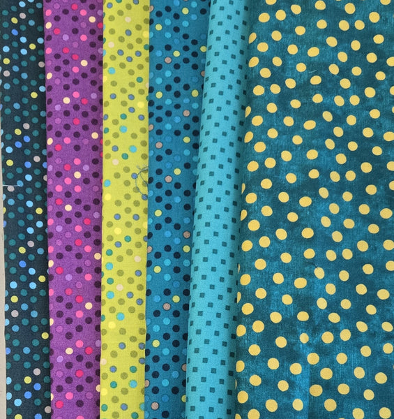 Matt's Mystery Bundles -  4.872 yards - Dot...Dot - Assorted Remnants