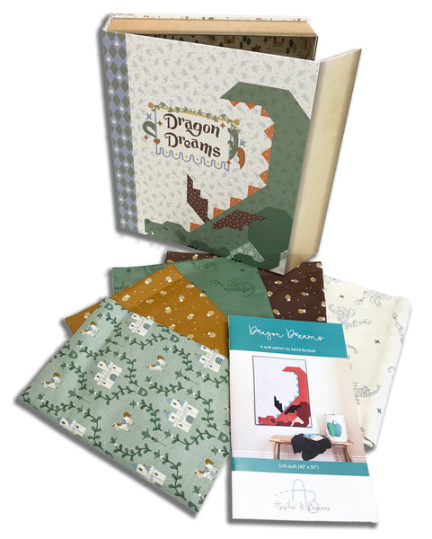 Riley Blake Faraway Kingdom Quilt Kit Boxed Bundle KT-17430 - Dragon Dreams